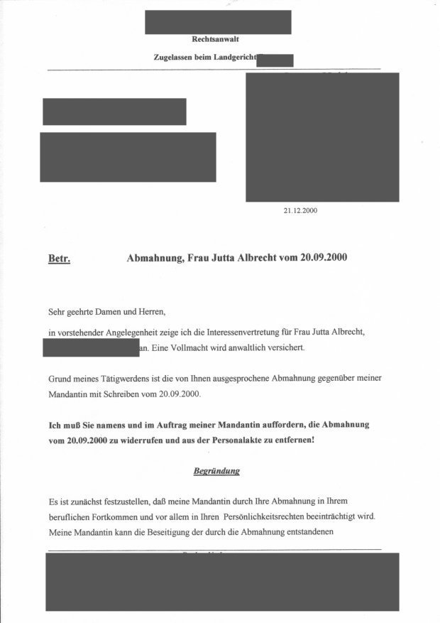 Anwaltschreiben Seite 1