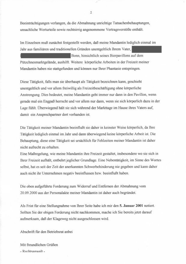 Anwaltschreiben Seite 2